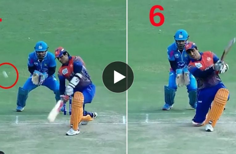 Sonu Sood became Dhoni, made such a helicopter shot- video